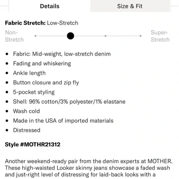 Mother High Waisted Looker Ankle Fray in Wicked Wildflower - Picture 14 of 14